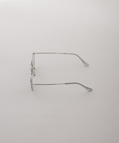 NANO universe（ナノユニバース）の「アイウェア/ボストン型 メタルフレーム 1（サングラス・メンズ・ブルー/グレー・FREE）」の4枚目の写真