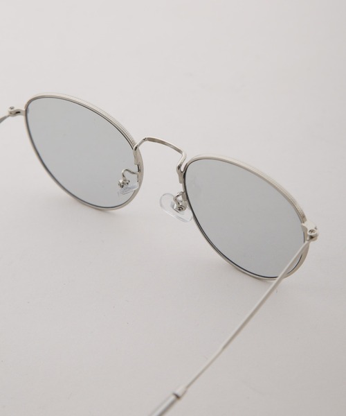 NANO universe（ナノユニバース）の「アイウェア/ボストン型 メタルフレーム 1（サングラス・メンズ・ブルー/グレー・FREE）」の7枚目の写真