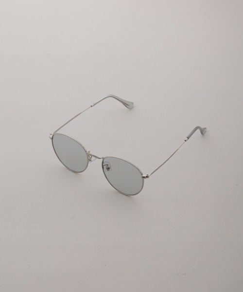 NANO universe（ナノユニバース）の「アイウェア/ボストン型 メタルフレーム 1（サングラス・メンズ・ブルー/グレー・FREE）」の3枚目の写真