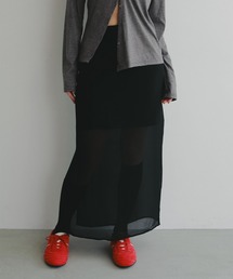 EFOLE（エフォル）の「【ZOZO限定】Layered sheer skirt/レイヤードシアースカート（スカート）」