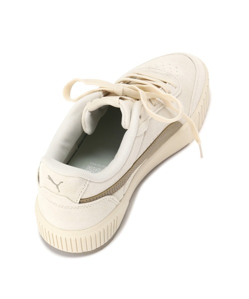 NATURAL BEAUTY BASIC（ナチュラルビューティーベーシック）の「PUMA キャリーナミア SD シューズ（スニーカー・レディース・ベージュ/ピンク・24.0cm/23.5cm）」の4枚目の写真