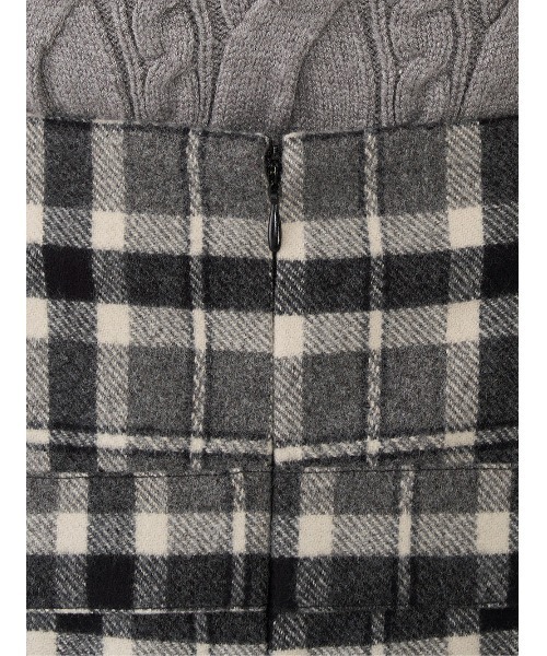 スリットチェックリボンミニスカート（スカート）｜Darich（ダーリッチ