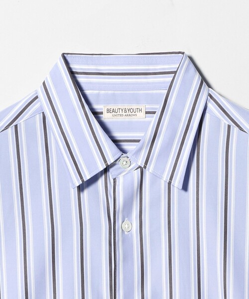 BEAUTY&YOUTH UNITED ARROWS（ビューティーアンドユースユナイテッドアローズ）の「ネオ ピッチ ストライプ レギュラー シャツ FORM型（シャツ/ブラウス・メンズ・ネイビー/ライラック・M/L/S/XL）」の12枚目の写真