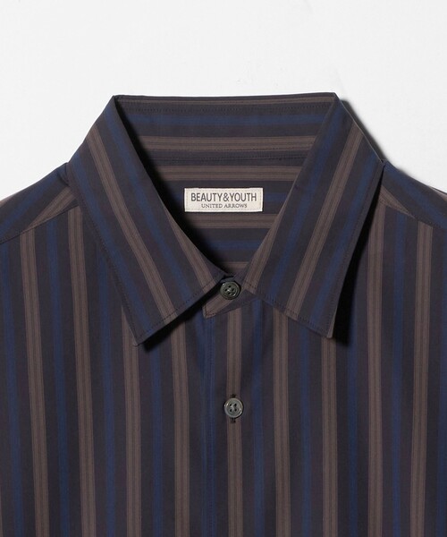 BEAUTY&YOUTH UNITED ARROWS（ビューティーアンドユースユナイテッドアローズ）の「ネオ ピッチ ストライプ レギュラー シャツ FORM型（シャツ/ブラウス・メンズ・ネイビー/ライラック・M/L/S/XL）」の17枚目の写真