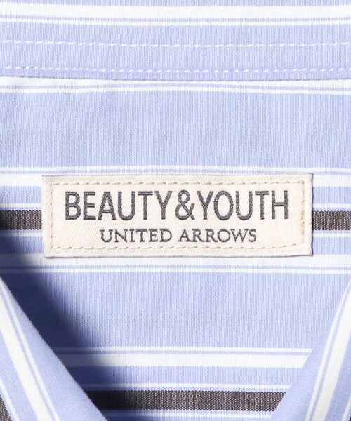 BEAUTY&YOUTH UNITED ARROWS（ビューティーアンドユースユナイテッドアローズ）の「ネオ ピッチ ストライプ レギュラー シャツ FORM型（シャツ/ブラウス・メンズ・ネイビー/ライラック・M/L/S/XL）」の19枚目の写真