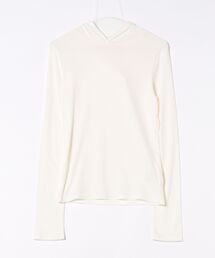 ADAM ET ROPE' | シアーフードプルオーバー(Tシャツ/カットソー)