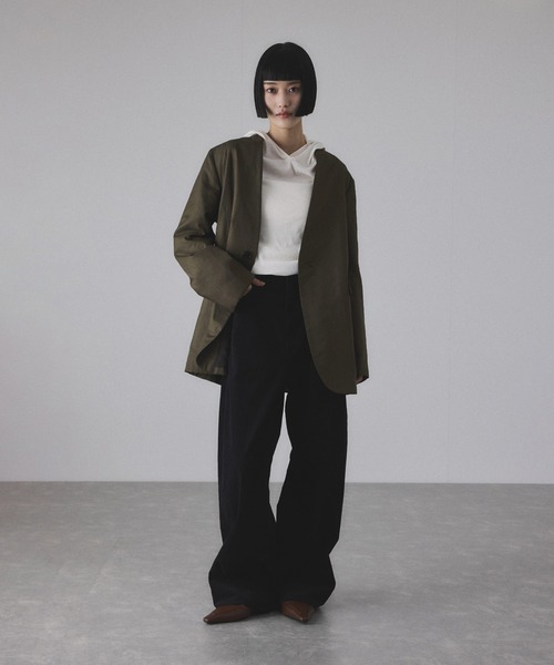 セール】シアーフードプルオーバー（Tシャツ/カットソー）｜ADAM ET