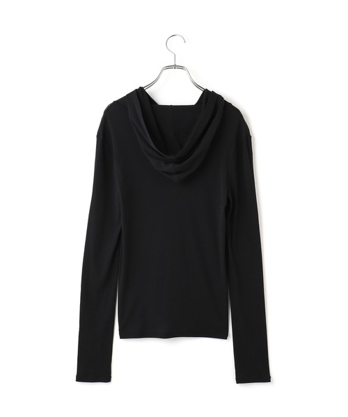 アダムエロペ（ADAM ET ROPE’）/シアーフードプルオーバー セール】シアーフードプルオーバー（Tシャツ/カットソー）｜ADAM ET