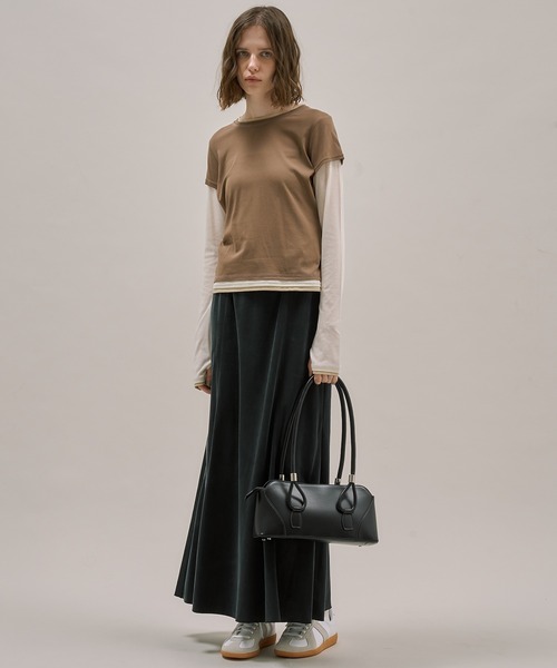 ダブルレイヤードトップス（Tシャツ/カットソー）｜PUBLIC TOKYO