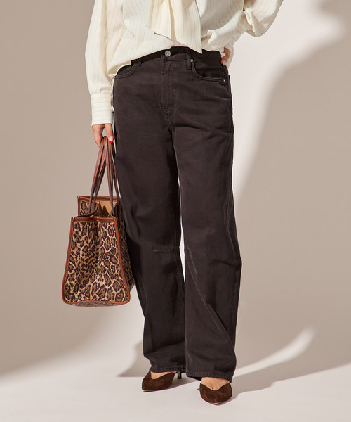 Citizens of humanity（シチズンズオブヒューマニティー）の「【CITIZENS OF HUMANITY】MIRO IN TWILL：デニム（デニムパンツ・レディース・ブラウン・25cm/26cm/27cm）」の18枚目の写真