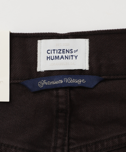 Citizens of humanity（シチズンズオブヒューマニティー）の「【CITIZENS OF HUMANITY】MIRO IN TWILL：デニム（デニムパンツ・レディース・ブラウン・25cm/26cm/27cm）」の2枚目の写真