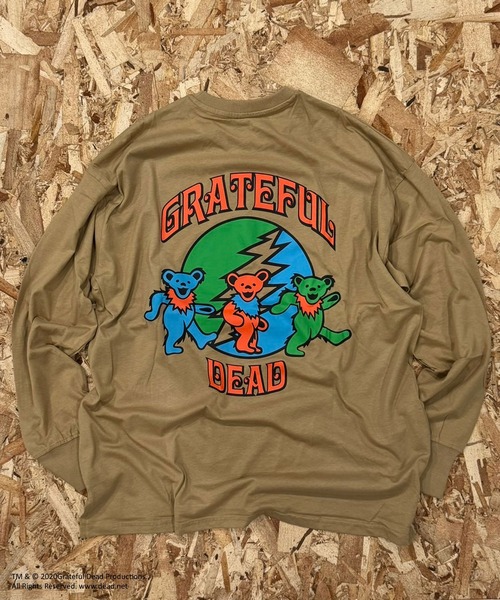 Grateful Dead(グレイトフルデッド)の「GRATEFUL DEAD ダンシングベア オーバーサイズ ロンT(スウェット・メンズ・ブラック/グレー系その他/オフホワイト/杢グレー/チャコールグレー/ダークグリーン/ホワイト系その他2/ブラック系その他/ホワイト系その他/ホワイト系その他3/ベージュ系その他/オレンジ/ベージュ/パープル/グリーン系その他/ネイビー・M/L/XL)」の11枚目の写真