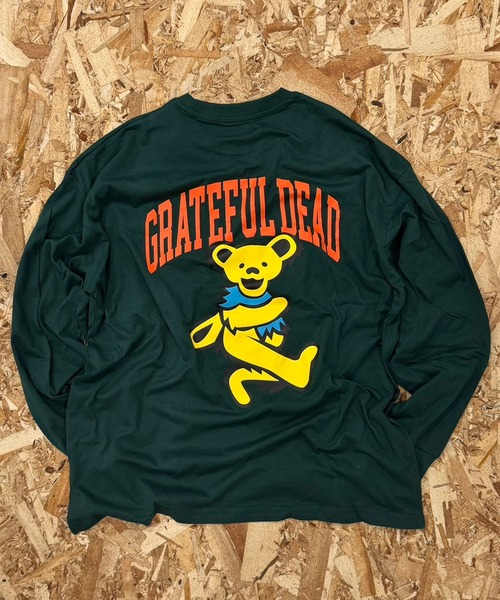 Grateful Dead(グレイトフルデッド)の「GRATEFUL DEAD ダンシングベア オーバーサイズ ロンT(スウェット・メンズ・ブラック/グレー系その他/オフホワイト/杢グレー/チャコールグレー/ダークグリーン/ホワイト系その他2/ブラック系その他/ホワイト系その他/ホワイト系その他3/ベージュ系その他/オレンジ/ベージュ/パープル/グリーン系その他/ネイビー・M/L/XL)」の13枚目の写真