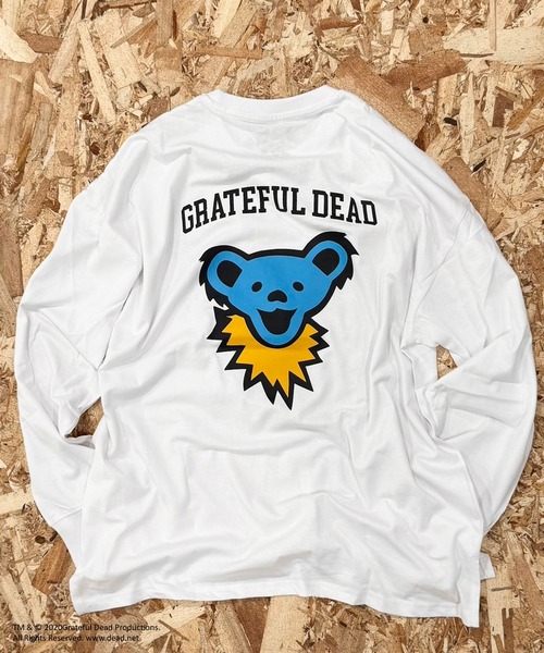 Grateful Dead(グレイトフルデッド)の「GRATEFUL DEAD ダンシングベア オーバーサイズ ロンT(スウェット・メンズ・ブラック/グレー系その他/オフホワイト/杢グレー/チャコールグレー/ダークグリーン/ホワイト系その他2/ブラック系その他/ホワイト系その他/ホワイト系その他3/ベージュ系その他/オレンジ/ベージュ/パープル/グリーン系その他/ネイビー・M/L/XL)」の2枚目の写真