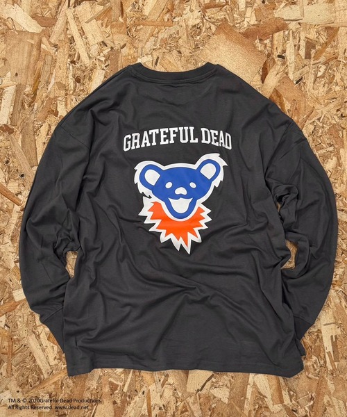 Grateful Dead(グレイトフルデッド)の「GRATEFUL DEAD ダンシングベア オーバーサイズ ロンT(スウェット・メンズ・ブラック/グレー系その他/オフホワイト/杢グレー/チャコールグレー/ダークグリーン/ホワイト系その他2/ブラック系その他/ホワイト系その他/ホワイト系その他3/ベージュ系その他/オレンジ/ベージュ/パープル/グリーン系その他/ネイビー・M/L/XL)」の7枚目の写真