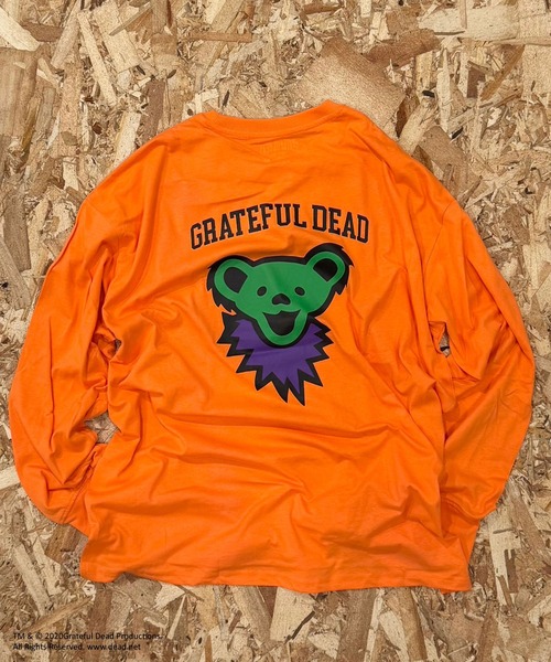 Grateful Dead(グレイトフルデッド)の「GRATEFUL DEAD ダンシングベア オーバーサイズ ロンT(スウェット・メンズ・ブラック/グレー系その他/オフホワイト/杢グレー/チャコールグレー/ダークグリーン/ホワイト系その他2/ブラック系その他/ホワイト系その他/ホワイト系その他3/ベージュ系その他/オレンジ/ベージュ/パープル/グリーン系その他/ネイビー・M/L/XL)」の16枚目の写真