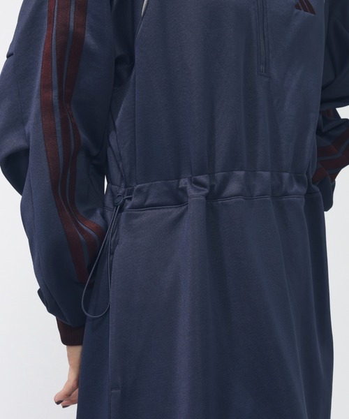 adidas（アディダス）の「アディダス adidas STSV トラックトップドレス（ワンピース・レディース・ブラック/ネイビー・S/M/L/XL）」の5枚目の写真