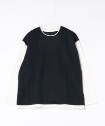 フクレジャガードベストフェイクレイヤードロンT