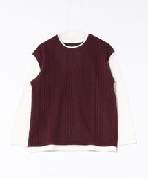 フクレジャガードベストフェイクレイヤードロンT