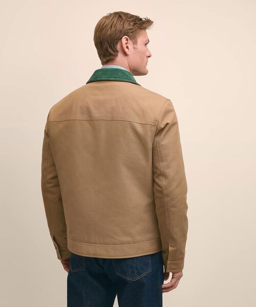 BROOKS BROTHERS(ブルックスブラザーズ)の「コットンダック キルティングジャケット(ブルゾン・メンズ・ベージュ・LARGE/MEDIUM/SMALL/X-LARGE)」の2枚目の写真