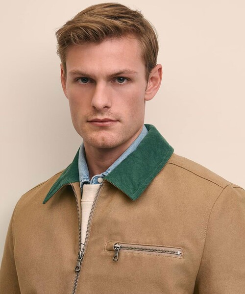 BROOKS BROTHERS(ブルックスブラザーズ)の「コットンダック キルティングジャケット(ブルゾン・メンズ・ベージュ・LARGE/MEDIUM/SMALL/X-LARGE)」の4枚目の写真