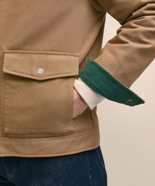 BROOKS BROTHERS(ブルックスブラザーズ)の「コットンダック キルティングジャケット(ブルゾン・メンズ・ベージュ・LARGE/MEDIUM/SMALL/X-LARGE)」の5枚目の写真