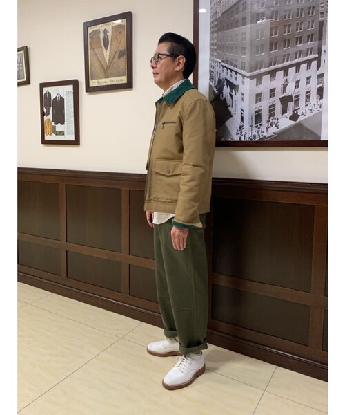 BROOKS BROTHERS(ブルックスブラザーズ)の「コットンダック キルティングジャケット(ブルゾン・メンズ・ベージュ・LARGE/MEDIUM/SMALL/X-LARGE)」の9枚目の写真