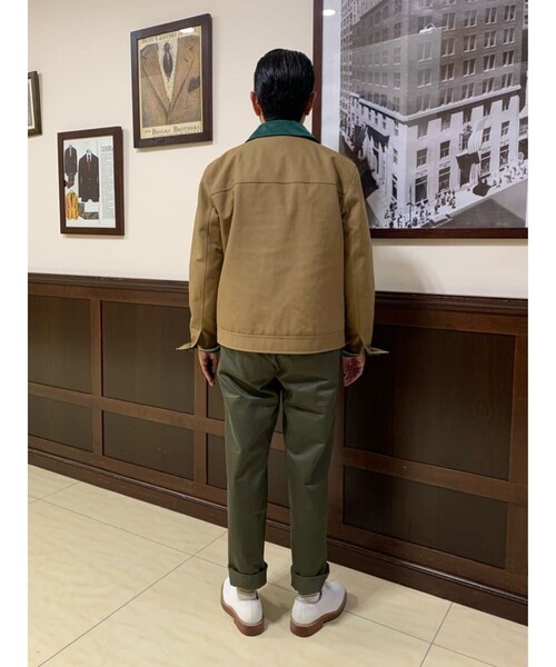 BROOKS BROTHERS(ブルックスブラザーズ)の「コットンダック キルティングジャケット(ブルゾン・メンズ・ベージュ・LARGE/MEDIUM/SMALL/X-LARGE)」の10枚目の写真