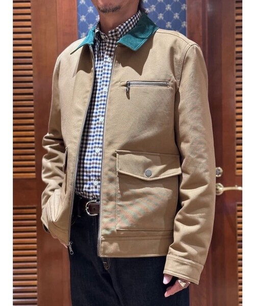BROOKS BROTHERS(ブルックスブラザーズ)の「コットンダック キルティングジャケット(ブルゾン・メンズ・ベージュ・LARGE/MEDIUM/SMALL/X-LARGE)」の11枚目の写真