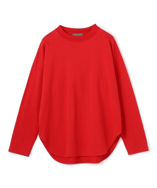 uncrave（アンクレイヴ）の「プレーンジャージー ロンT（Tシャツ/カットソー・レディース・ブラック系/グレー系/ホワイト系/レッド系・F）」の4枚目の写真