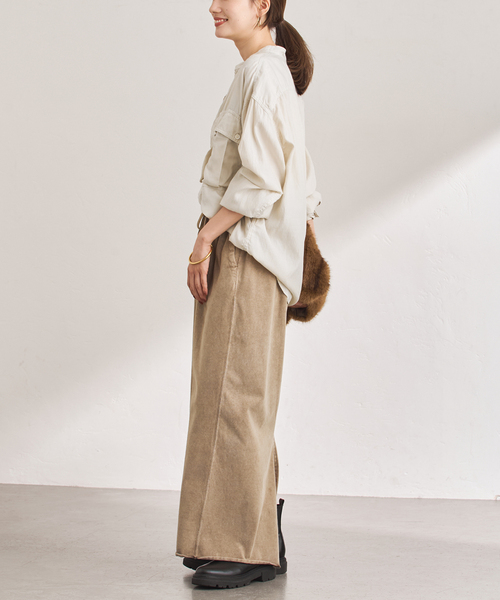 キュプラコットンガーメントダイシャツ（シャツ/ブラウス）｜FRAMeWORK