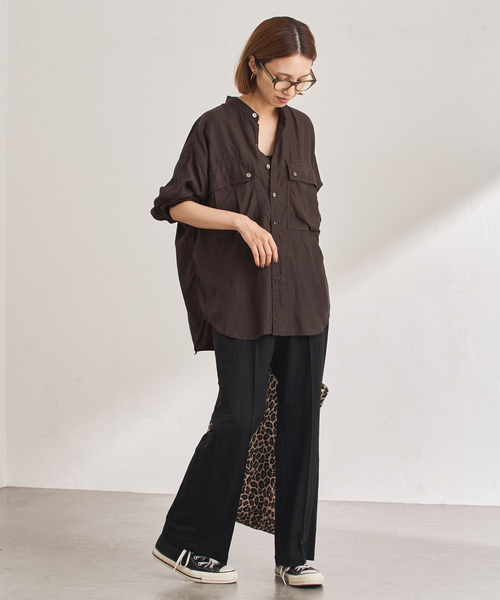 キュプラコットンガーメントダイシャツ（シャツ/ブラウス）｜FRAMeWORK