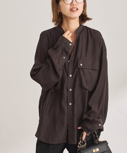 キュプラコットンガーメントダイシャツ（シャツ/ブラウス）｜FRAMeWORK