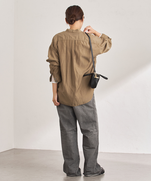 キュプラコットンガーメントダイシャツ（シャツ/ブラウス）｜FRAMeWORK