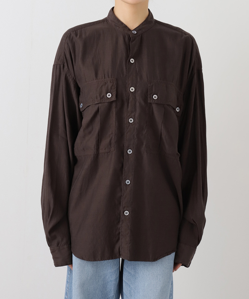 キュプラコットンガーメントダイシャツ（シャツ/ブラウス）｜FRAMeWORK