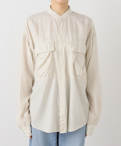 キュプラコットンガーメントダイシャツ（シャツ/ブラウス）｜FRAMeWORK