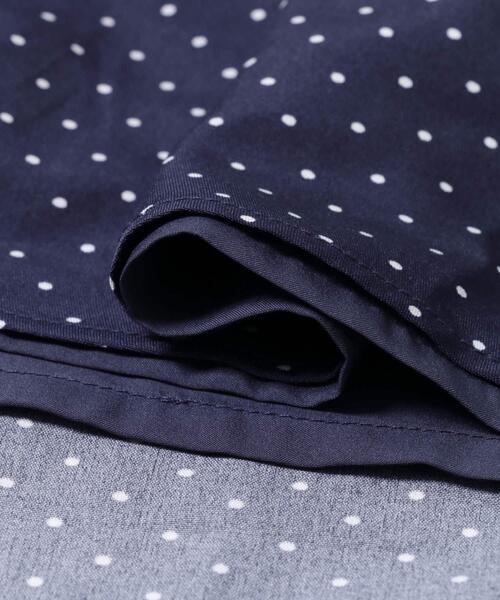 URBAN RESEARCH ROSSO WOMEN(アーバンリサーチ ロッソ)の「『WEB限定』ドットプリントケープワンピース(ワンピース・レディース・ネイビー/ブラック・FREE)」の15枚目の写真