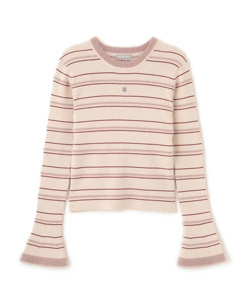JILL by JILL STUART（ジルバイジルスチュアート）の「◇フェザーヤーン配色ニット（ニット/セーター・レディース・ホワイト/ブラック/ピンク系その他・FREE）」の17枚目の写真