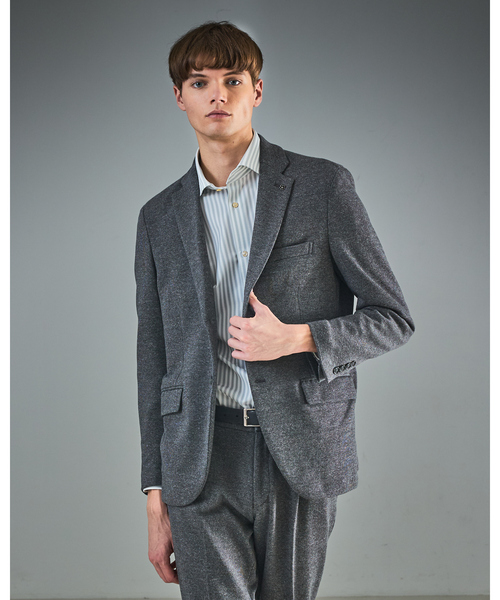 ABAHOUSE(アバハウス)の「【ON/OFF兼用】360°ストレッチ ロンドンストライプ ワイドカラーシャツ / FLEX SHIRTS(ビジネスシャツ・メンズ・ブラウン系その他/ライトグレー/ネイビー・44/46/48/50)」の22枚目の写真