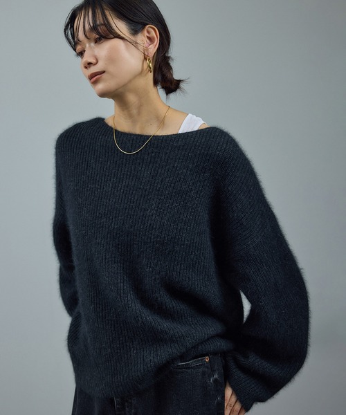 ayane 新品未使用ボリュームスリーブニット フォックスウールボリュームスリーブニット（ニット/セーター）｜SALON