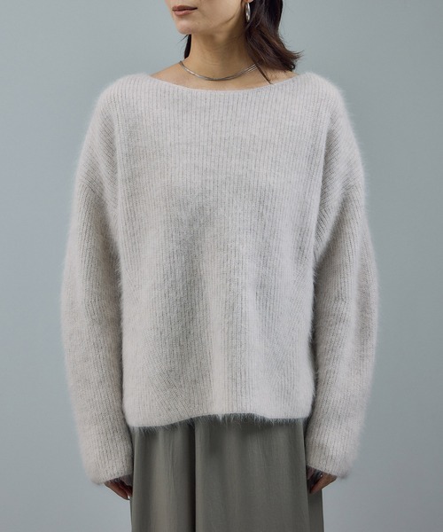 フォックスウールボリュームスリーブニット（ニット/セーター）｜SALON