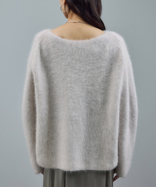 フォックスウールボリュームスリーブニット（ニット/セーター）｜SALON