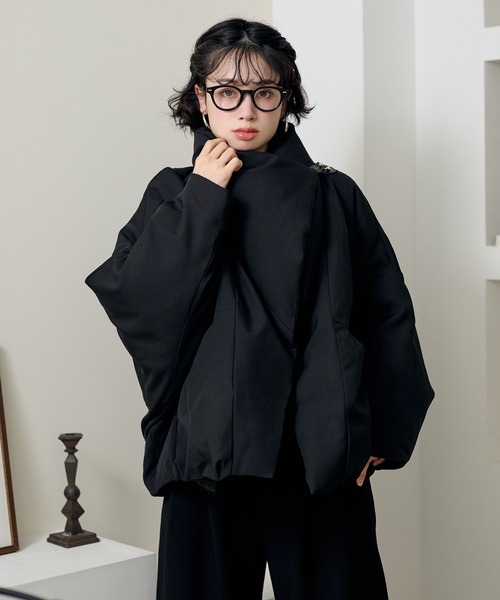 LAULEN（ローレン）の「stand collar wrap down coat /スタンドカラー