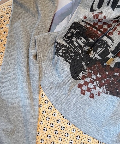 .KOM(ドットコム)の「A'GEM/9 × .kom 『.KOM/ドットケーオーエム』レイヤードカットソー(Tシャツ/カットソー・レディース・ブラック/カーキ/グレー/グリーン・S)」の11枚目の写真