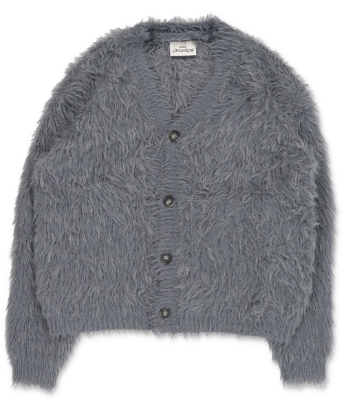 SPINNS（スピンズ）の「モヘアライクシャギーニットカーディガン/シンプル/無地（カーディガン/ボレロ・メンズ・グレー/ブラック/ブラウン・ONESIZE）」の12枚目の写真