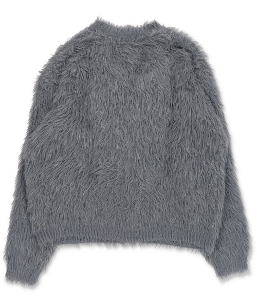 SPINNS（スピンズ）の「モヘアライクシャギーニットカーディガン/シンプル/無地（カーディガン/ボレロ・メンズ・グレー/ブラック/ブラウン・ONESIZE）」の13枚目の写真