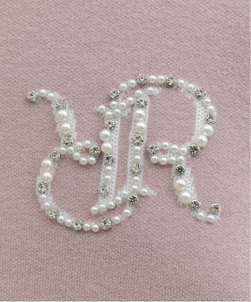 セール】パール＆ビジューロゴニットプルオーバー（ニット/セーター