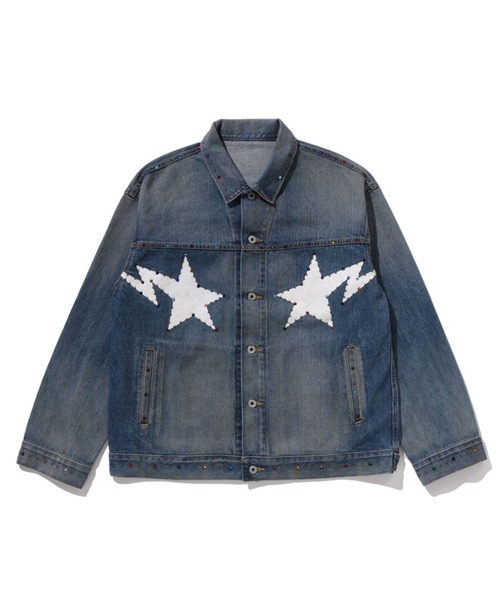 A BATHING APE デニムジャケット A BATHING APE DENIM JACKET | bape.com