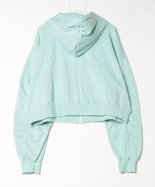 FACETASM（ファセッタズム）の「FACETASM/ファセッタズム/CROPPED ZIP-UP HOODIE（パーカー・メンズ・ネイビー/ミント・4）」の3枚目の写真