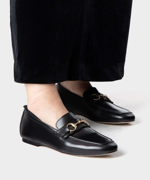 CORSO ROMA,9(コルソローマ)の「CORSO ROMA 9 PAOLA4011 BIT LOAFER コルソローマ パオラ ビットローファー ローファー(ローファー・レディース・ブラック・37/39/38/36)」の1枚目の写真